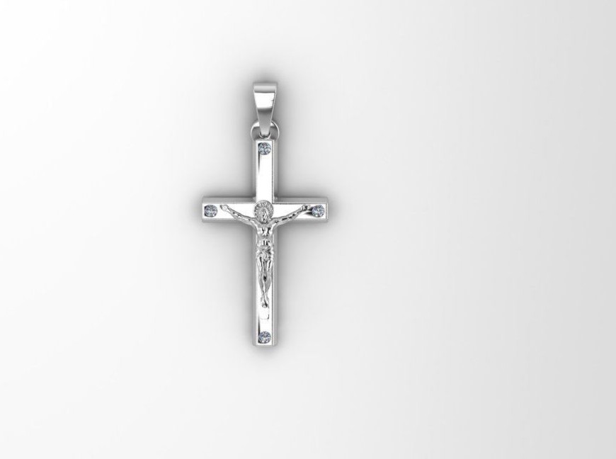 Хрестик жіночий, Вага 2.7 грами