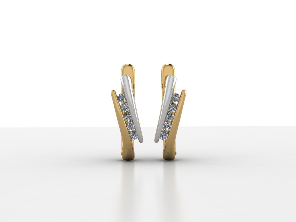 Сережки жіночі, Вага 6.4 грами